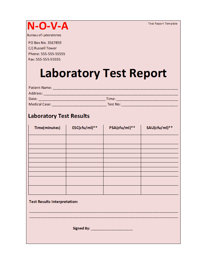 Experiment Report Template Test Report Free Formats Excel Word experiment-report-template-test-report-free-formats-excel-word