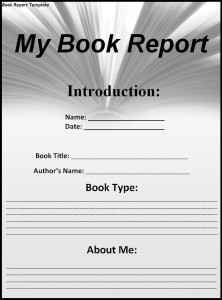 Book report template