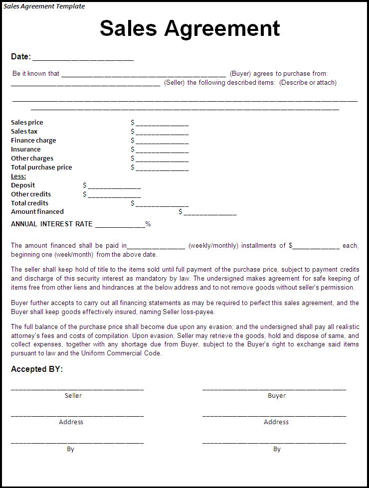 Sales Agency Agreement Template Free from www.samplestemplates.org