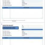 Donation Receipt Template