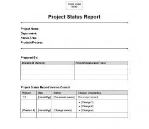 Project Status Report Template