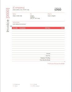 billing invoice template