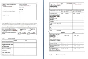 divorce application form template