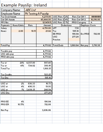 template for salary slip